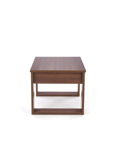 Stolik kawowy Nea z szufladą, ciemny orzech, kwadratowy, 60/60/52 cm, HALMAR Stolik kawowy Nea z szufladą, ciemny orzech, kwadratowy, 60/60/52 cm, HALMAR