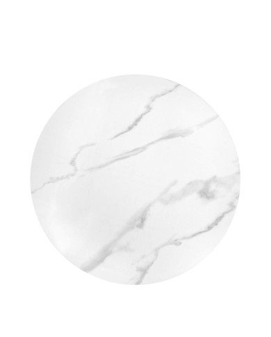 Stolik kawowy Tribeca, okrągły, biały marmur, podstawa metalowa złota, HALMAR Stolik kawowy Tribeca, okrągły, biały marmur, podstawa metalowa złota, HALMAR