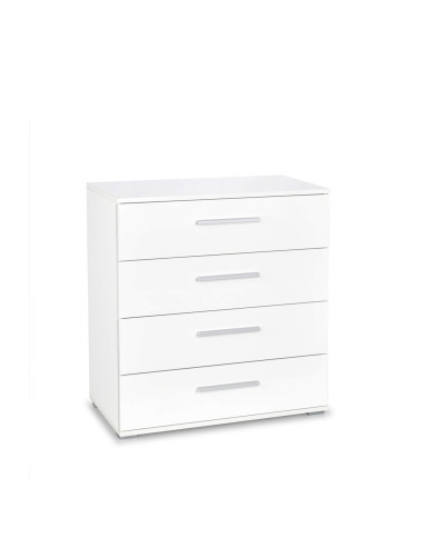 Komoda Lima KM-3, biały połysk, z szufladami, HALMAR Komoda Lima KM-3, biały połysk, z szufladami, HALMAR