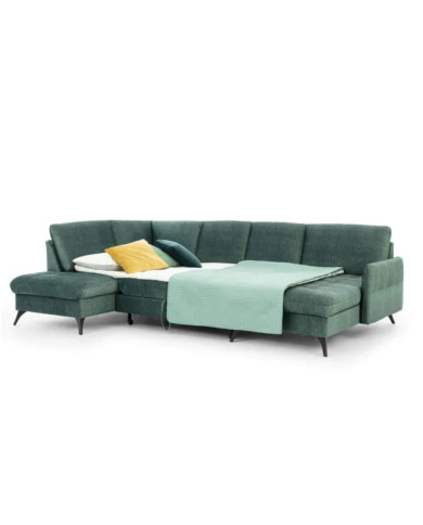 Narożnik Lukka OS+2F+OSB, 2 zagłówki, funkcja spania, pojemniki, regulowane zagłówki, Stagra Narożnik Lukka OS+2F+OSB, 2 zagłówki, funkcja spania, pojemniki, regulowane zagłówki, Stagra