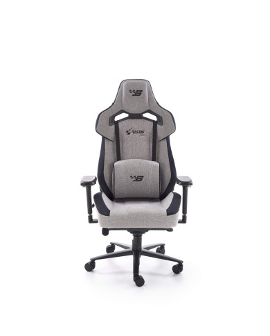 Fotel gamingowy Alister, regulowane podłokietniki, czarny/popiel, mechanizm MULTIBLOCK, obrotowy, HALMAR Fotel gamingowy Alister, regulowane podłokietniki, czarny/popiel, mechanizm MULTIBLOCK, obrotowy, HALMAR