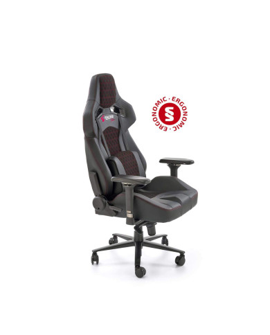 Fotel gamingowy Baldur, regulowane podłokietniki, czarny, mechanizm MULTIBLOCK, obrotowy, HALMAR Fotel gamingowy Baldur, regulowane podłokietniki, czarny, mechanizm MULTIBLOCK, obrotowy, HALMAR