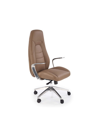 Fotel gabinetowy Darwin, z podłokietnikami, cappuccino, Multiblock, obrotowy, HALMAR Fotel gabinetowy Darwin, z podłokietnikami, cappuccino, Multiblock, obrotowy, HALMAR