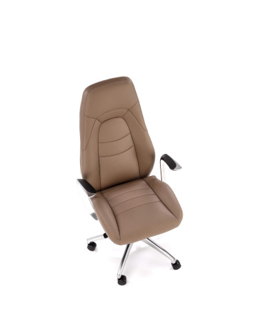 Fotel gabinetowy Darwin, z podłokietnikami, cappuccino, Multiblock, obrotowy, HALMAR Fotel gabinetowy Darwin, z podłokietnikami, cappuccino, Multiblock, obrotowy, HALMAR
