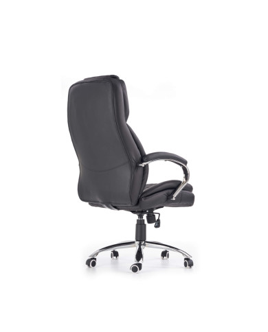 Fotel gabinetowy King, z podłokietnikami, czarny, mechanizm Tilt, obrotowy, HALMAR Fotel gabinetowy King, z podłokietnikami, czarny, mechanizm Tilt, obrotowy, HALMAR