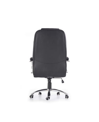 Fotel gabinetowy King, z podłokietnikami, czarny, mechanizm Tilt, obrotowy, HALMAR Fotel gabinetowy King, z podłokietnikami, czarny, mechanizm Tilt, obrotowy, HALMAR