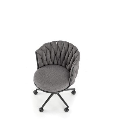 Fotel gabinetowy Talon, popielaty/czarny, obrotowy, HALMAR Fotel gabinetowy Talon, popielaty/czarny, obrotowy, HALMAR