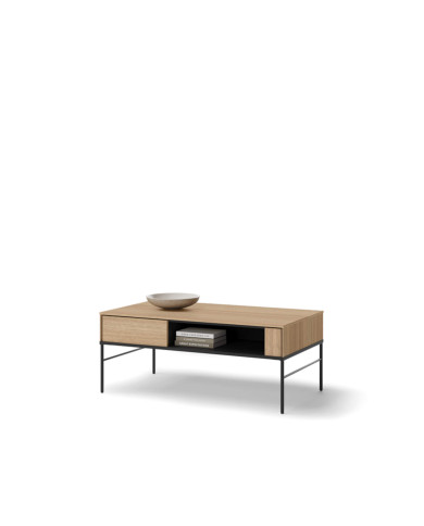 Stolik kawowy Visso VI-09, półka, dąb linearny, LENART