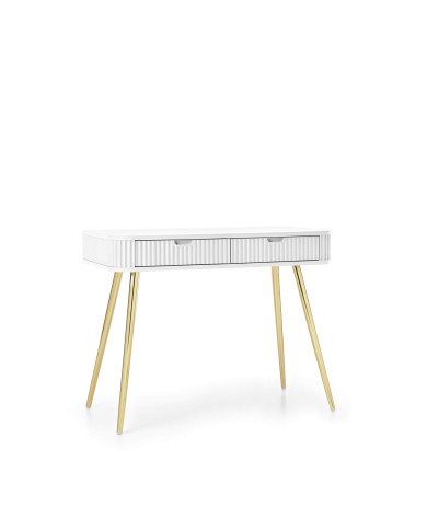 Toaletka, konsola Zova T-103, z szufladami, biała, PIASKI Toaletka, konsola Zova T-103, z szufladami, biała, PIASKI