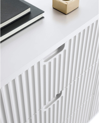 Toaletka, konsola Zova T-103, z szufladami, biała, PIASKI Toaletka, konsola Zova T-103, z szufladami, biała, PIASKI