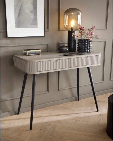 Toaletka, konsola Zova T-103, z szufladami, cashmere, PIASKI Toaletka, konsola Zova T-103, z szufladami, cashmere, PIASKI