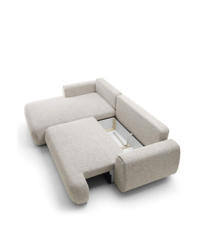 Narożnik Pocket M, funkcja spania, pojemnik, PIASKI Narożnik Pocket M, funkcja spania, pojemnik, PIASKI