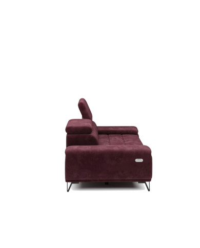 Sofa Palladio 2 E, elektrycznie wysuwane siedzisko, regulowane zagłówki, Wersal