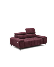 Sofa Palladio 2 E, elektrycznie wysuwane siedzisko, regulowane zagłówki, Wersal