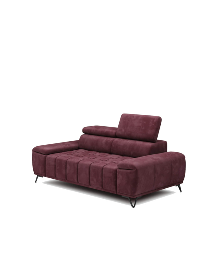 Sofa Palladio 3 E, elektrycznie wysuwane siedzisko, regulowane zagłówki, Wersal