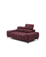 Sofa Palladio 3 E, elektrycznie wysuwane siedzisko, regulowane zagłówki, Wersal