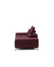 Sofa Palladio 3 E, elektrycznie wysuwane siedzisko, regulowane zagłówki, Wersal