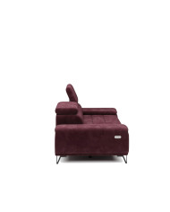 Sofa Palladio 3 E, elektrycznie wysuwane siedzisko, regulowane zagłówki, Wersal