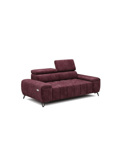 Sofa Palladio 3 E, elektrycznie wysuwane siedzisko, regulowane zagłówki, Wersal