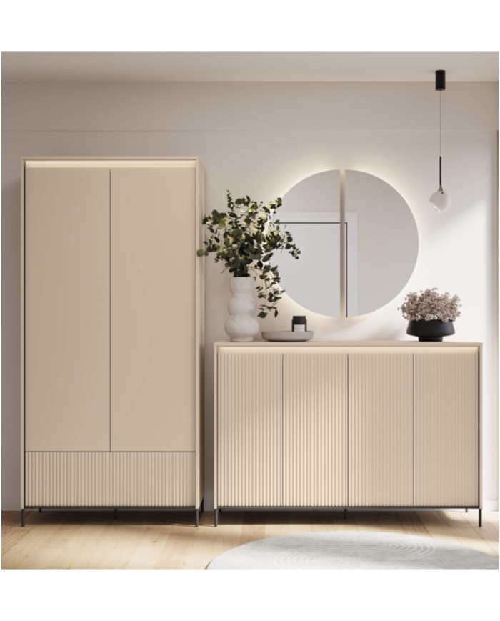 Garderoba Trend TS-07, lustro z oświetleniem, LENART