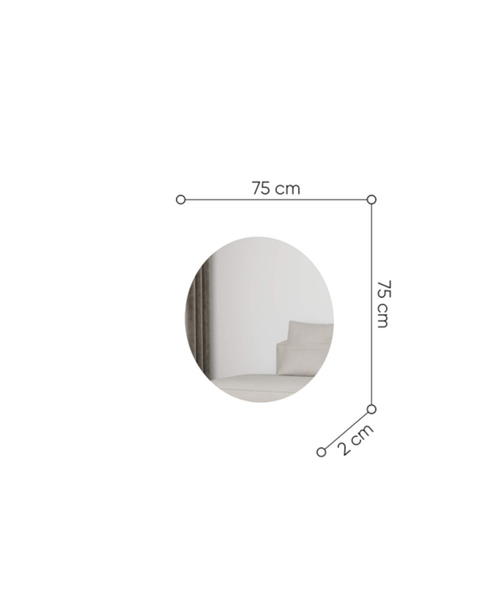 Garderoba Trend TS-08, lustro z oświetleniem, LENART