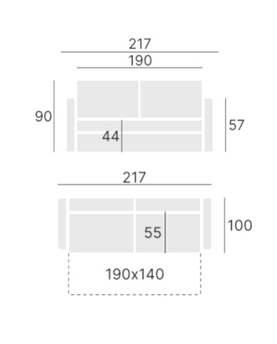 Sofa Nelson, funkcja spania, pojemnik, COMFORTEO Sofa Nelson, funkcja spania, pojemnik, COMFORTEO