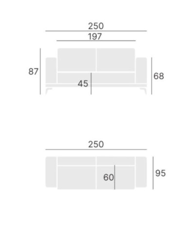 Sofa Tristan, COMFORTEO