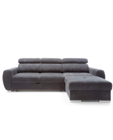 Narożnik Sofia, funkcja spania, pojemnik, regulowane zagłówki, COMFORTEO Narożnik Sofia, funkcja spania, pojemnik, regulowane zagłówki, COMFORTEO