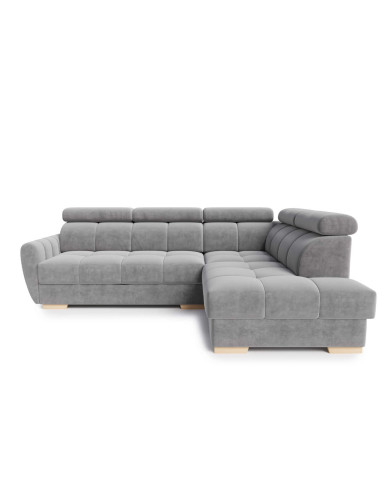 Narożnik Daytona, funkcja spania, pojemnik, regulowane zagłówki, COMFORTEO Narożnik Daytona, funkcja spania, pojemnik, regulowane zagłówki, COMFORTEO