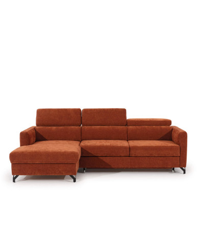 Narożnik Marozzo 3FB+OSB, funkcja spania, pojemnik, regulowane zagłówki, Stagra