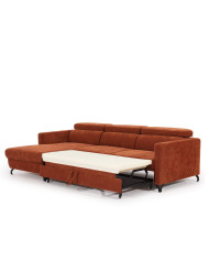 Narożnik Marozzo 3FB+OSB, funkcja spania, pojemnik, regulowane zagłówki, Stagra