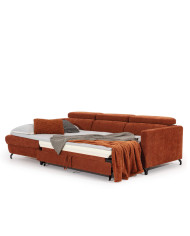 Narożnik Marozzo 3FB+OSB, funkcja spania, pojemnik, regulowane zagłówki, Stagra