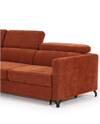 Narożnik Marozzo 3FB+OSB, funkcja spania, pojemnik, regulowane zagłówki, Stagra