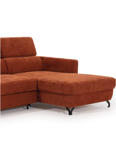 Narożnik Marozzo 3FB+OSB, funkcja spania, pojemnik, regulowane zagłówki, Stagra