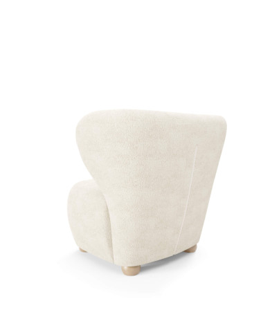 Fotel uszak Avis 2, drewniane nóżki, Laski Meble