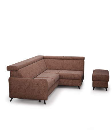 Narożnik Comfy z dostawką, funkcja spania, pojemnik, regulowane zagłówki, SWEET SIT Narożnik Comfy z dostawką, funkcja spania, pojemnik, regulowane zagłówki, SWEET SIT