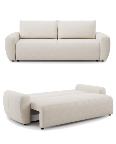 Sofa Shaggy, funkcja spania, pojemnik, Sweet Sit