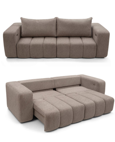 Sofa Bern (battery), funkcja spania, pojemnik, elektrycznie wysuwane siedzisko, PUSZMAN Sofa Bern (battery), funkcja spania, pojemnik, elektrycznie wysuwane siedzisko, PUSZMAN