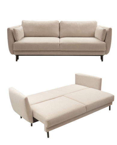 Sofa Velma, funkcja spania, pojemnik, PUSZMAN