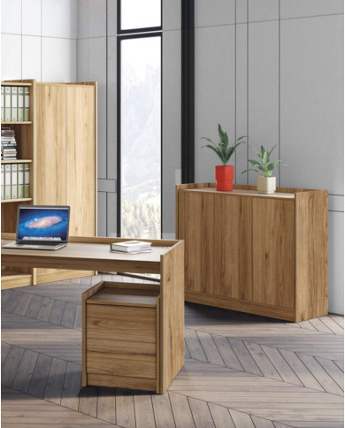 Komoda Smart, trzydrzwiowa, dąb pradawny, HUBERTUS Komoda Smart, trzydrzwiowa, dąb pradawny, HUBERTUS