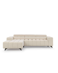 Narożnik Ragusso S, 3FB+OSB, funkcja spania, pojemnik, regulowane zagłówki, Stagra