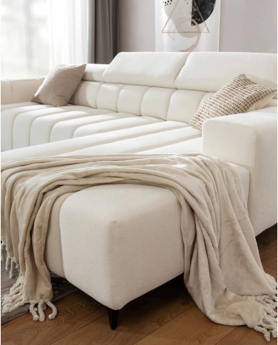 Narożnik Ragusso S, 3FB+OSB, funkcja spania, pojemnik, regulowane zagłówki, Stagra