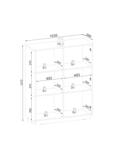 Komoda wysoka Royal KW-104, dwudrzwiowa, Beż piaskowy/ Złoty, PIASKI Komoda wysoka Royal KW-104, dwudrzwiowa, Beż piaskowy/ Złoty, PIASKI