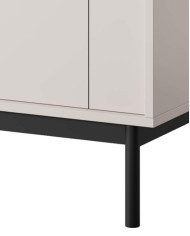 Komoda Japandi K-154, trzydrzwiowa, Cashmere, PIASKI
