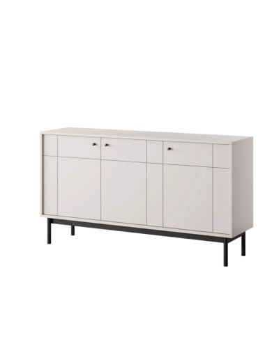 Komoda Japandi K-154, trzydrzwiowa, Cashmere, PIASKI Komoda Japandi K-154, trzydrzwiowa, Cashmere, PIASKI