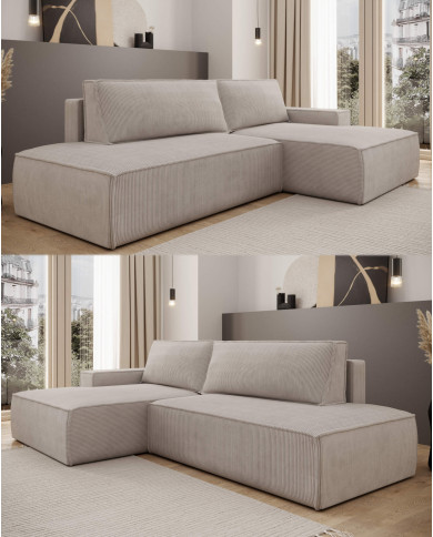 Narożnik Fiord O, funkcja spania, pojemnik, PIASKI Narożnik Fiord O, funkcja spania, pojemnik, PIASKI