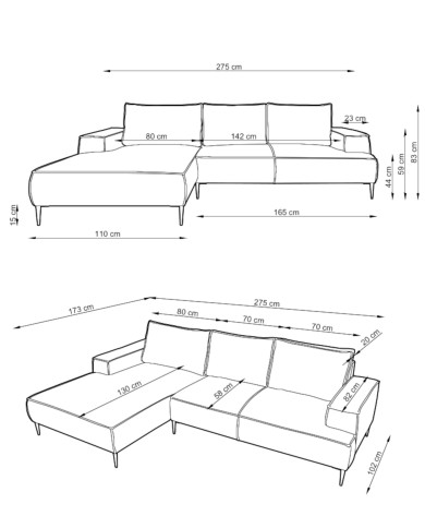 Narożnik Olmo M, PIASKI Narożnik Olmo M, PIASKI