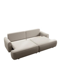 Sofa Onega, funkcja spania, pojemnik, PIASKI