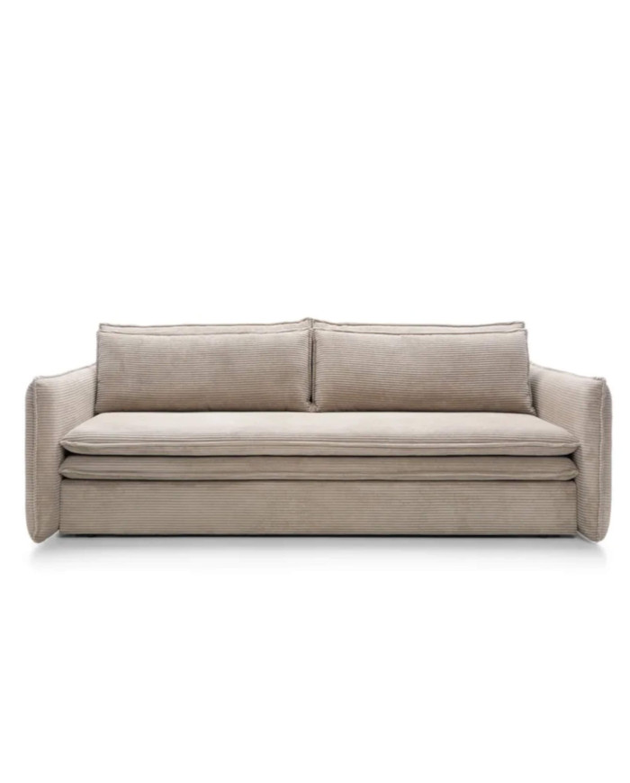 Sofa Tilia Slim, funkcja spania, pojemnik, PIASKI