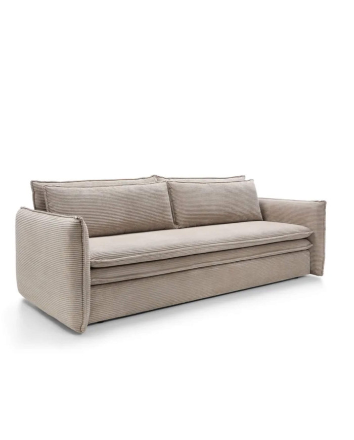 Sofa Tilia Slim, funkcja spania, pojemnik, PIASKI